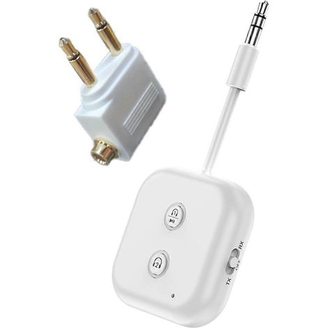 Adaptateur audio Bluetooth 5.3 portable Hi-Fi stéréo avec micro 2 en 1 (réception/émission) pour 1 casque vers 2 haut-parleurs PC/TV (1/5)