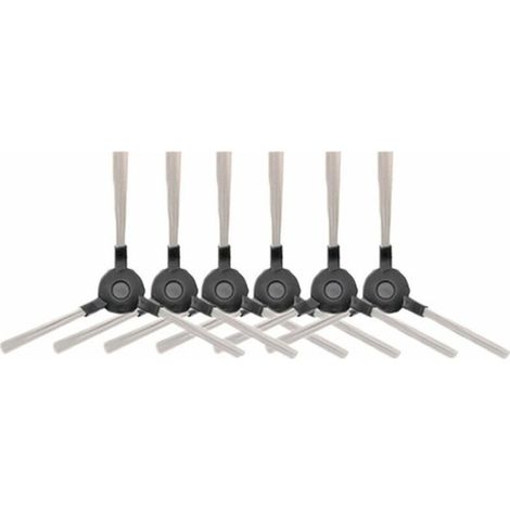 Lot de 6 brosses latérales pour aspirateur robot Amibot Compatible Pure, Pulse, Prime Installation facile Nettoyage optimal des coins