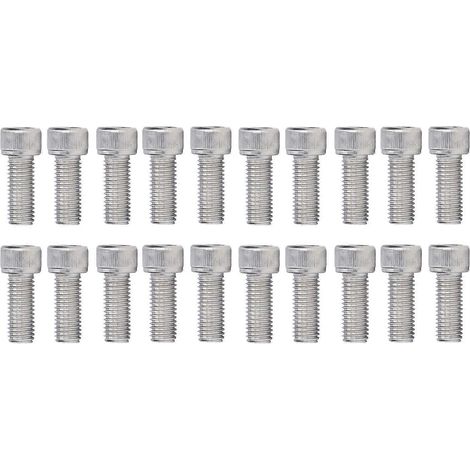 20 Stück Zylinderschrauben mit Innensechskant, Grobgewinde, Edelstahl A2-70, M12x1,75 DIN 912M12x35