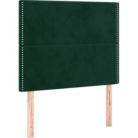 Maison Exclusive - Cabecero Terciopelo Verde Oscuro 100x5x118/128 (1/5)