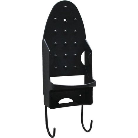 Support de table à repasser - Système de suspension pour votre table à repasser ET votre fer - support de table à repasser simple - noir - plastique - 310140105mm - Support de table à repasser - Suppo (1/5)