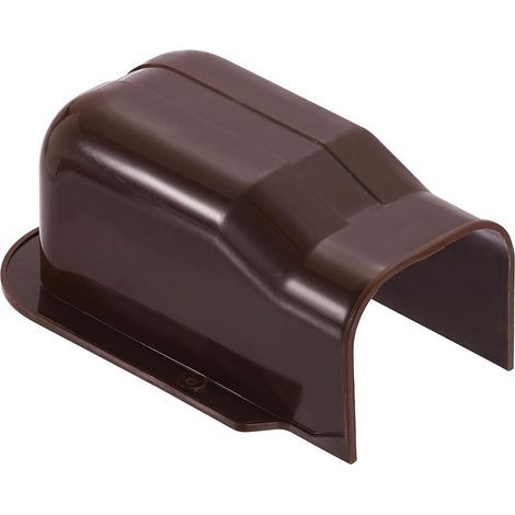 Cache-fil décoratif en PVC de 7,6 cm pour entrée murale, accessoires pour climatiseur, pompe à chaleur centrale CA (café) (1/5)