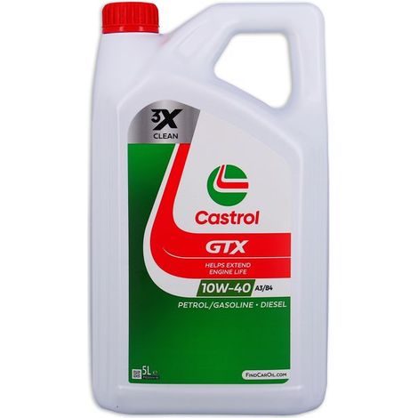 Castrol Motoröl GTX 10W-40 A3-B4 5L