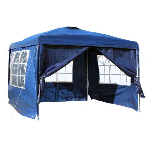 Barnum - Tonnelle 3x3m avec panneaux amovibles - BLEU