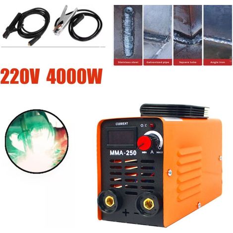 MMA-250A Ultra Mini Inverseur de Soudure-, Écran LCD Digital, Soudure à Électrode IGBT DC (1/5)