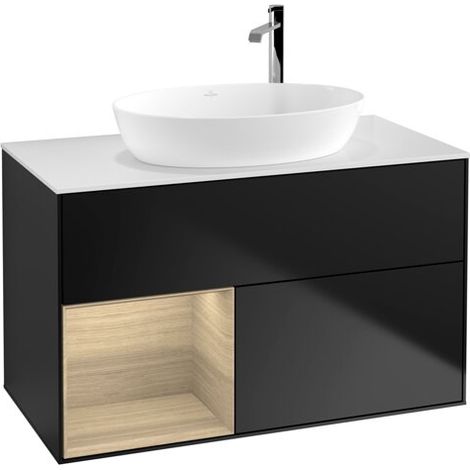 Villeroy & Boch F891PCPD Meuble sous-lavabo Finion F89 (1/2)
