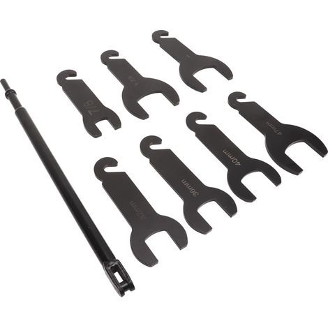 Kit 8 Clés Pneumatiques Démontage Embrayage Ventilateur Haute Résistance 43300 Outil Remplacement pour Ford (1/5)