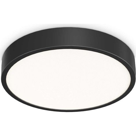 Ideal Lux RAY Integrierte LED-Halbbündigleuchte, Schwarz, 4050 lm, 3000–4000 K, IP44 (1/2)