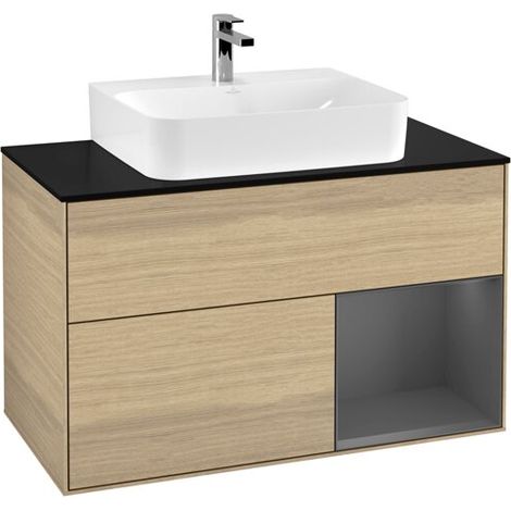 Villeroy & Boch G122GKPC Armoire sous-lavabo Finion G12 (1/2)