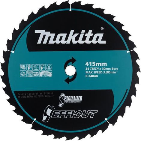 Makita Efficut T.C.T Saw Blade 415mm for HS013G Circular Saw (1/2)
