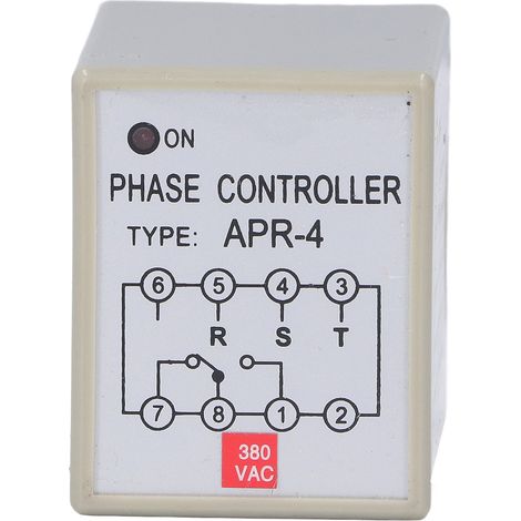 CKCTELAY Relais de Protection de Phase Dispositif de Protection de Moteur étanche APR-4 pour Ventilateur de Pompe 380V