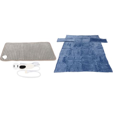 Couverture chauffante électrique à chauffe rapide, couverture portable multifonction pour lire et étudier, prise US 110V (1/5)