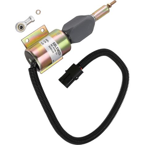 12V SA-4348-12 Absperr-Magnetventil für CUMMINS 6C 8.3 4BT 6BT 6CT NT855 K19 K38 Motoren SA-4348 3930235 (1/5)