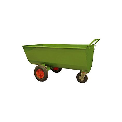 kaiserkraft Autocarro ribaltabile ruota con camera d'aria