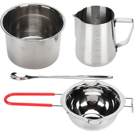 Kit de fabrication de bougies à faire soi-même : matériaux, chauffe-bougie, accessoires d’aromathérapie et outils artisanaux (1/5)