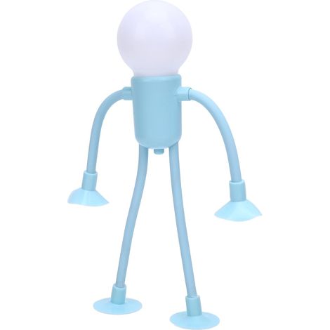 Lampe de table compacte d'extérieur avec éclairage d'ambiance et design unique en forme d'homme – Veilleuse compacte idéale pour la chambre, le salon et le camping (1/5)