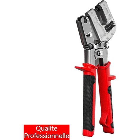 Pince pour rails de plaque de plâtre, sertissage sans rivet (1/5)