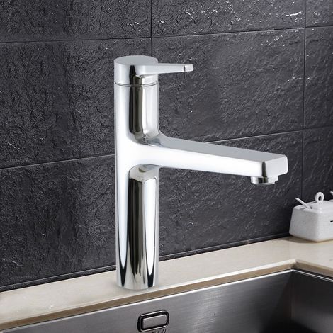 Robinet Mitigeur d' evier de Cuisine chrome Bec Fixe Limitateur debit (1/3)