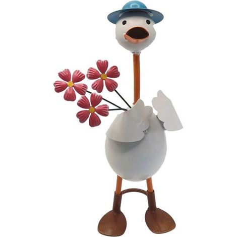 Figurines en fer forgé, résistantes aux intempéries pour villa extérieure C (1/4)