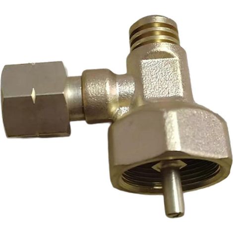 Distributeur de gaz pour usage extérieur en toute sécurité, réservoirs de gaz, tête de conversion, raccords en laiton du distributeur de gaz, consommation de gaz, adaptateur pour réchaud de camping (1/5)