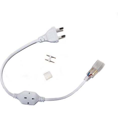 Adaptador de cinta LED profesional "neón flexible" 220V Mono Color