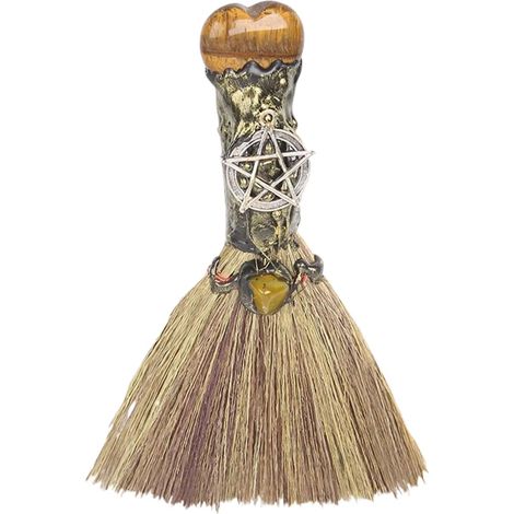 Balai de sorcière Décoration Maison Ornement De Bureau Fournitures  Petit balai en naturel de Pour bureau chambre salle de bain cuisine salon de (1/5)