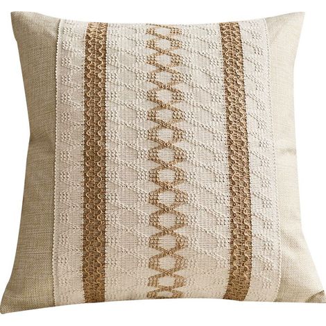 Coussin marron 1 x 45 x 45 cm (rembourrage inclus) Coussin de tête de lit rembourré Coussin de salon Coussin décoratif (1/5)
