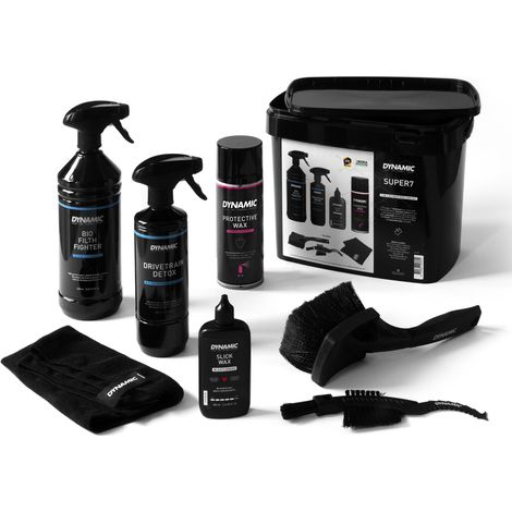 Kit D'entretien Vélo Complet 7 Produits - Nettoyage Et Protection Tout-en-un - Dynamic