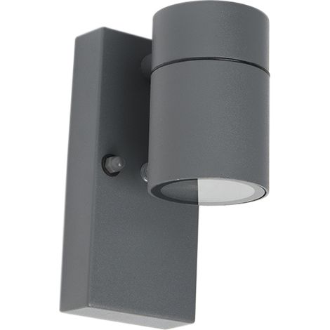 Outdoor Wall Light Anthracite IP44 with Dusk Sensor - Solo