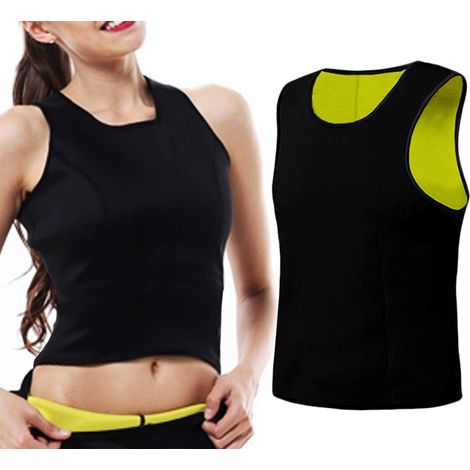 300445 Chaleco mujer neopreno fitness efecto sauna adelgazante de la S a XLL  Talla: S