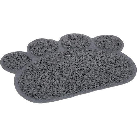 Katzenstreumatte – 1 Stück – Graues PVC – Verteilschutz – Für den Innenbereich – 30 x 40 cm (1/5)