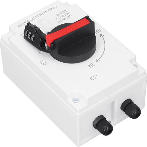 Interrupteur sectionneur photovoltaïque DC1200V 32A, inverseur solaire PV étanche IP66 (1/5)