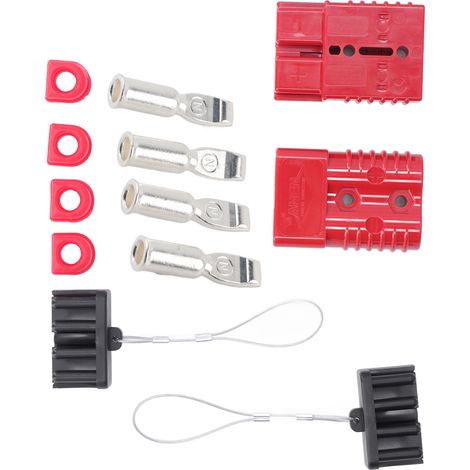 Kit de connecteurs rapides pour débrancher batterie, ABS résistant à la chaleur, faisceau de câbles, pour treuil électrique et remorques (1/5)