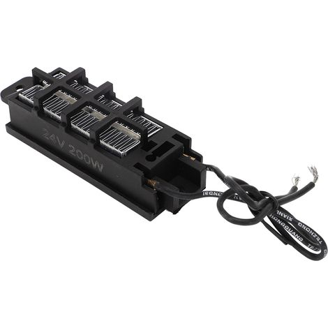 Chauffage d'air portable en céramique isolée avec élément chauffant PTC 24 V 200 W (1/5)
