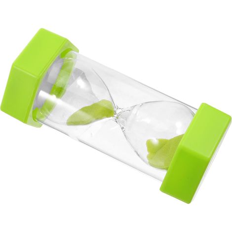 Sablier Ciieeo de 2 minutes en verre vert clair avec mécanisme (1/5)