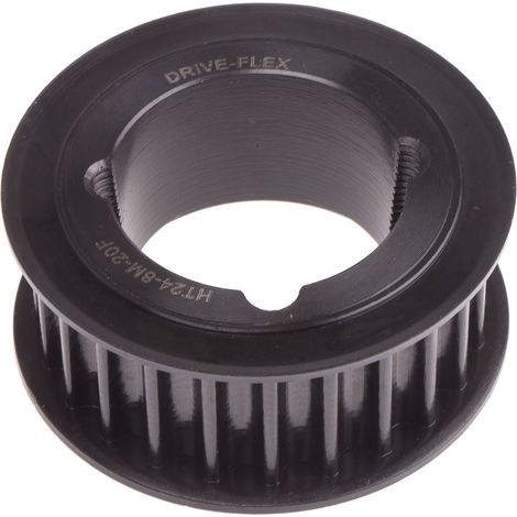 Poulie pour courroie crantée en Acier 24 dents , pas de 8mm ( Prix pour 1 )