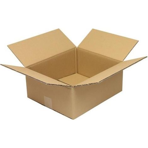 Faltkarton 2-wellig Maße 350x300x140mm Qualität 2.30BC braun TRANSPAK (1/2)