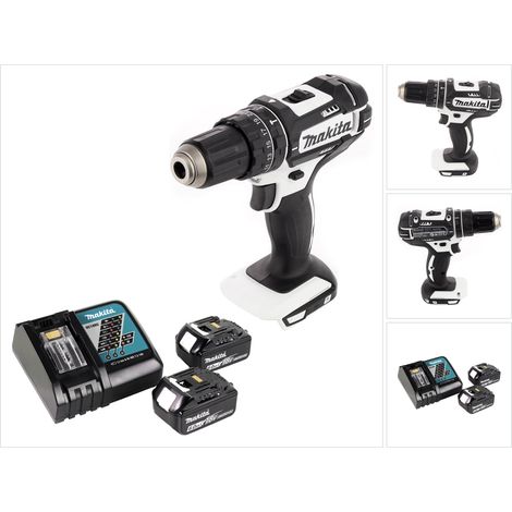 Makita DHP 482 RGW Perceuse-visseuse à percussion sans fil 18 V 62 Nm + 2x Batteries 6,0 Ah + Chargeur (1/5)