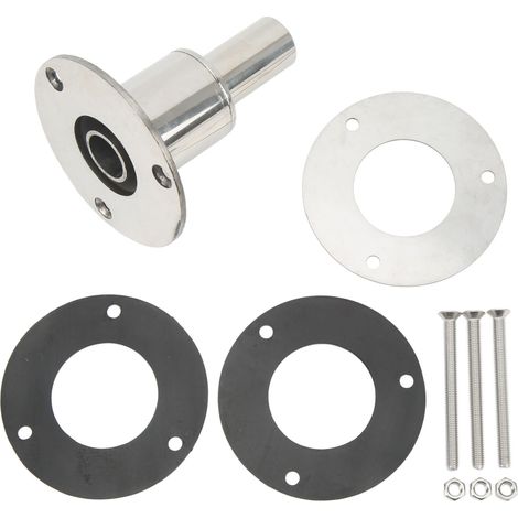 Sortie d'échappement directe de 22 mm à travers la coque, revêtement en acier inoxydable 316 poli pour chauffages de stationnement diesel (1/5)