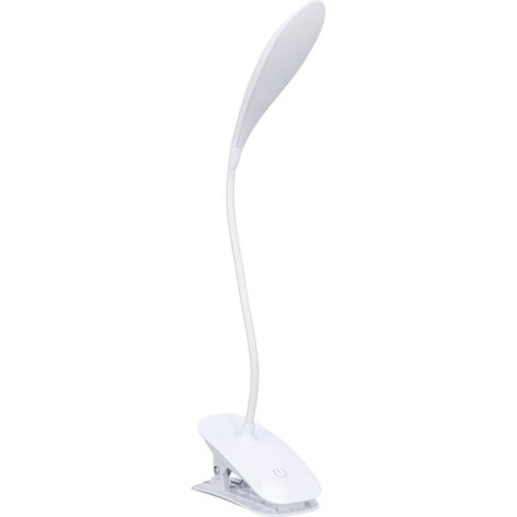 Lampe de lecture LED rechargeable USB, lampe de bureau à pince, commande tactile, lampe de chevet pour la protection des yeux (1/5)