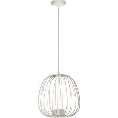 Suspension indus crème métal Ø24 GX53 Bell Plus Sigma