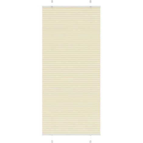Plissee Creme 90x200 cm Stoffbreite 89,4 cm Polyester