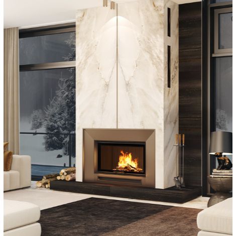 Insert de cheminée SAVEN Energy Up 80x50 Noir (17,0 kW) ECO (1/5)