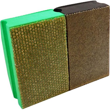 Fliesen-Polierpad 2er Set, grob 50 & mittel 100