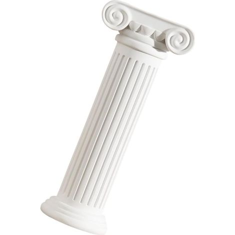 Porte-Fleurs Décoratif Colonne Romaine en Résine pour Mariage et Décoration Intérieure Élégant Pilier Sculpté Rétro pour Plantes et Fleurs sur Balcon ou Table (1/5)
