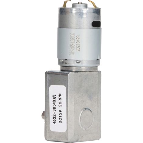 Motoréducteur à turbine à vis sans fin autobloquant, 12 V CC, rotation horaire/antihoraire, 30 tr/min, pour treuil de porte ou fenêtre (1/5)