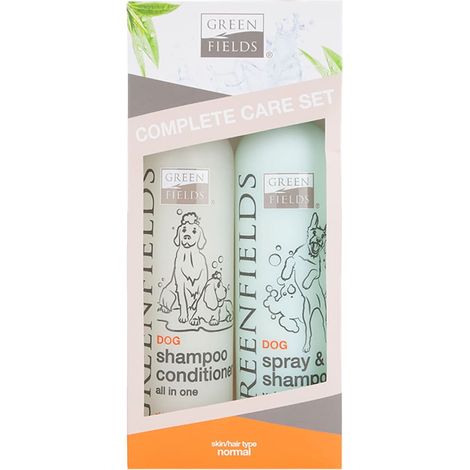 Shampoing et spray pour chiens pour soin complet 2x250 ml Greenfields (1/4)