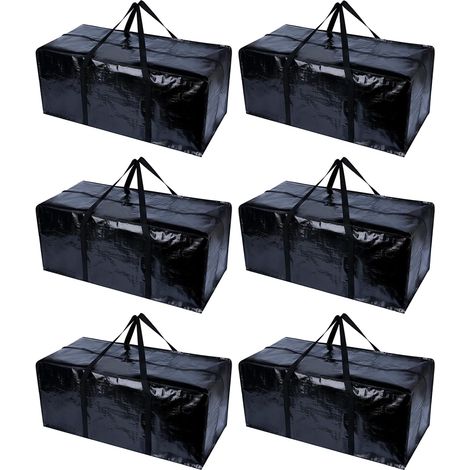 Stück Umzugstasche Umzugskartons Karton Reisetasche XXL Große Kleidertasche Jumbotasche Aufbewahrung Tati Quilt Kunststoffgriff Truhe für Kleidung und Kleiderschränke Einkaufstasche Kit (1/5)