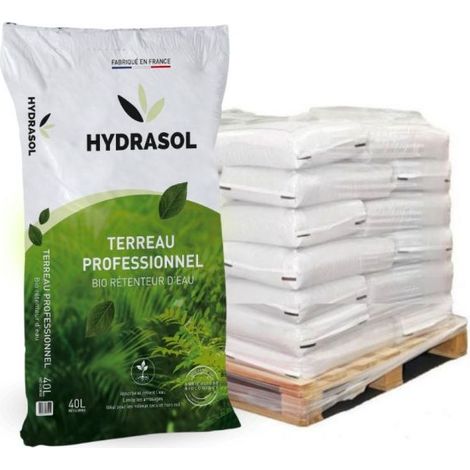 Terreau plantation Hydrasol, 20 sacs 40 litres - PRO154-20x40