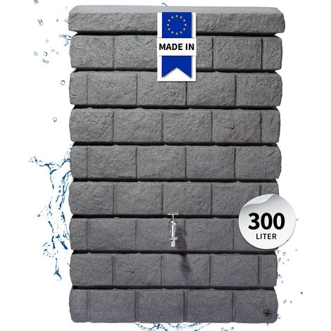 GARANTIA ROCKY Junior Wandtank 300 Liter dark granite